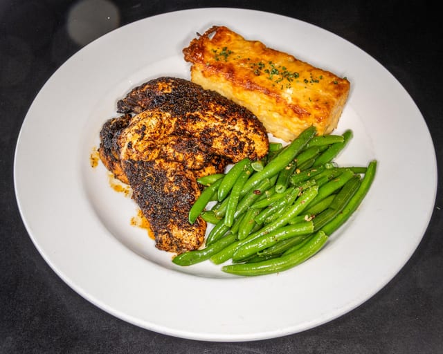 Blackened Chicken Plate.