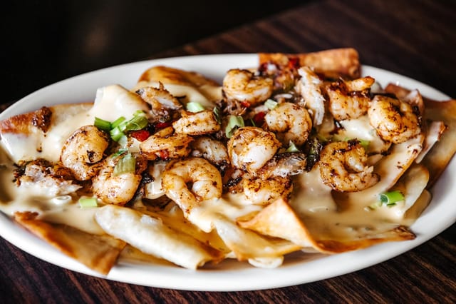 Seafood Nachos.