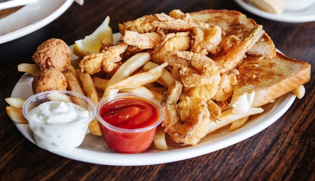 Shrimp Sampler.