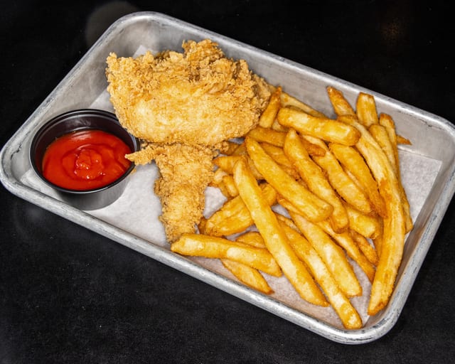 Kids Chicken Strips.