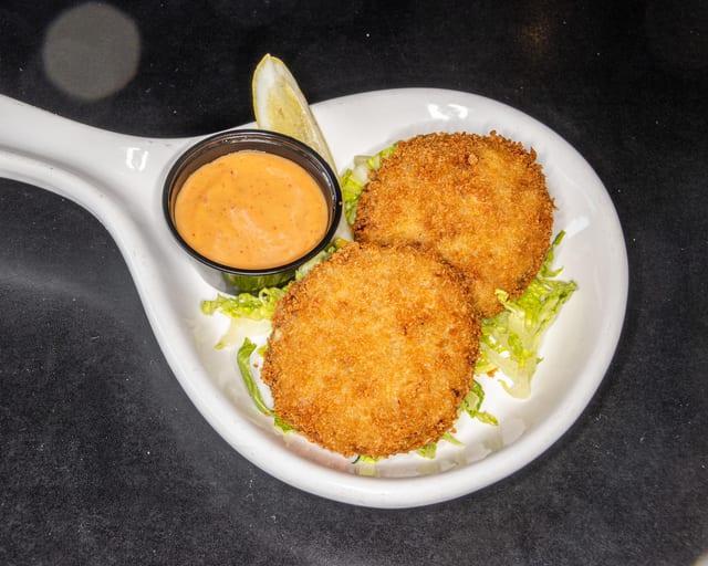 Crab Cakes.
