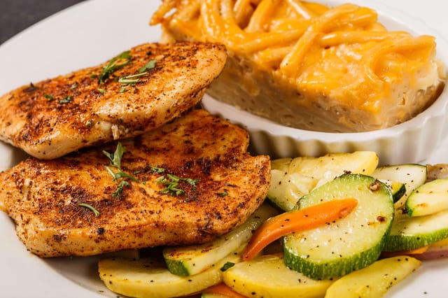 Blackened Chicken Plate.