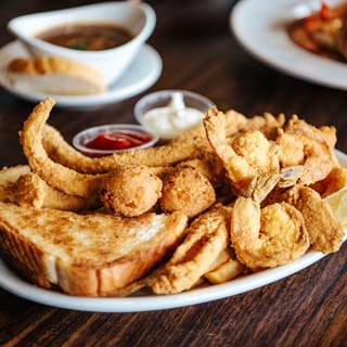 Half & Half (shrimp & fish)